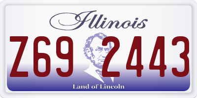 IL license plate Z692443