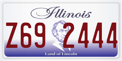 IL license plate Z692444