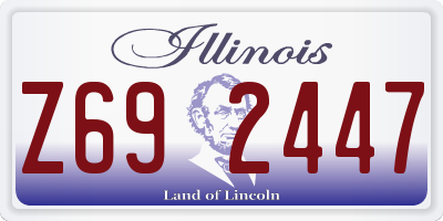 IL license plate Z692447