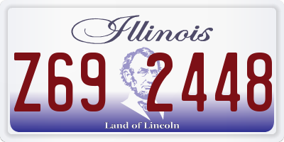 IL license plate Z692448