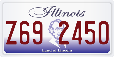 IL license plate Z692450
