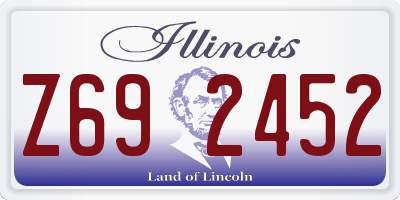 IL license plate Z692452