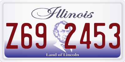 IL license plate Z692453