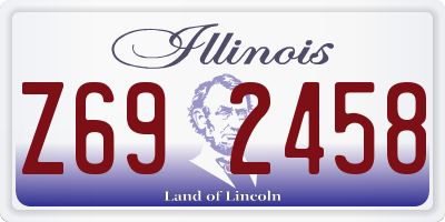 IL license plate Z692458