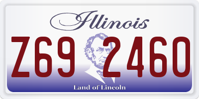 IL license plate Z692460