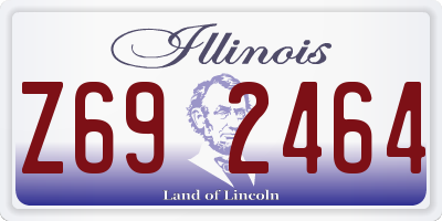 IL license plate Z692464