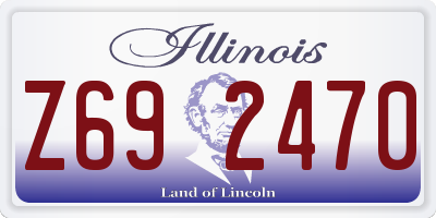 IL license plate Z692470