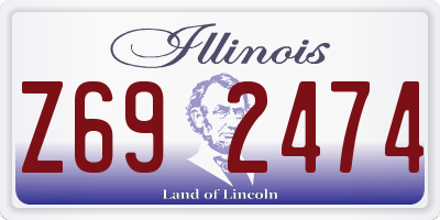 IL license plate Z692474