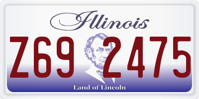 IL license plate Z692475
