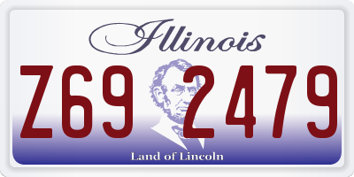 IL license plate Z692479
