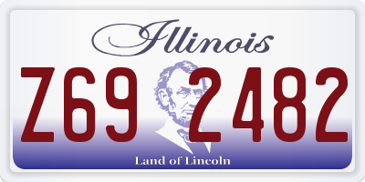 IL license plate Z692482