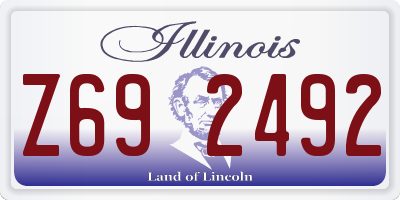 IL license plate Z692492