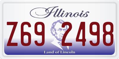 IL license plate Z692498
