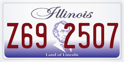 IL license plate Z692507
