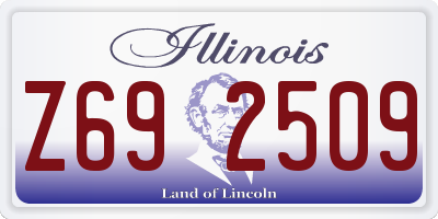 IL license plate Z692509