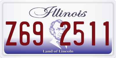 IL license plate Z692511