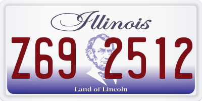 IL license plate Z692512