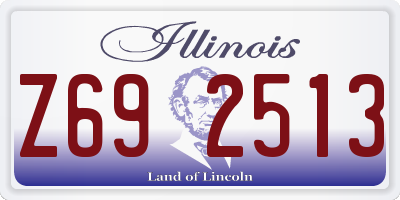 IL license plate Z692513