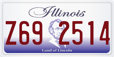 IL license plate Z692514