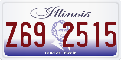 IL license plate Z692515