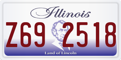 IL license plate Z692518
