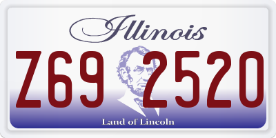 IL license plate Z692520