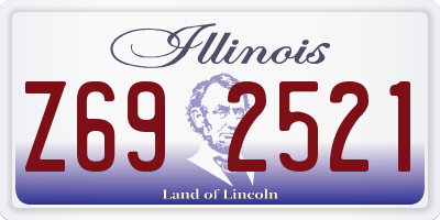 IL license plate Z692521