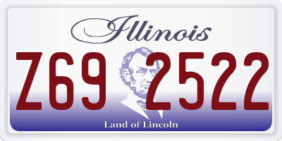IL license plate Z692522