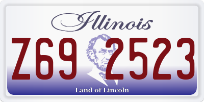 IL license plate Z692523