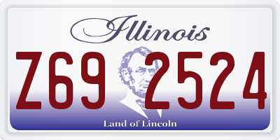 IL license plate Z692524