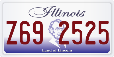 IL license plate Z692525