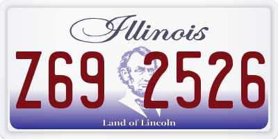 IL license plate Z692526