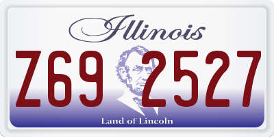 IL license plate Z692527