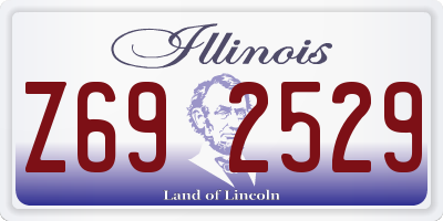 IL license plate Z692529
