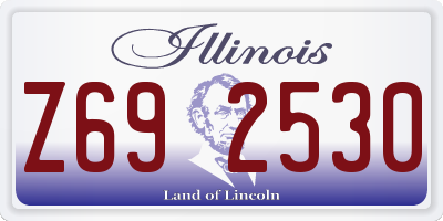 IL license plate Z692530