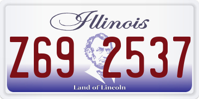 IL license plate Z692537