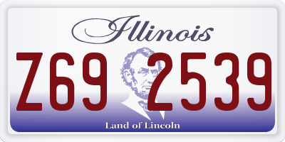 IL license plate Z692539