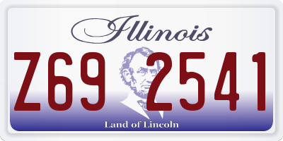 IL license plate Z692541