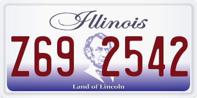 IL license plate Z692542