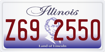 IL license plate Z692550