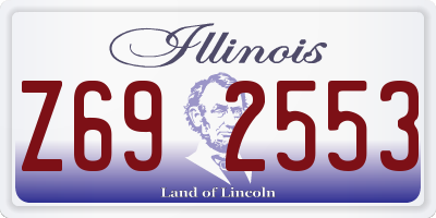 IL license plate Z692553