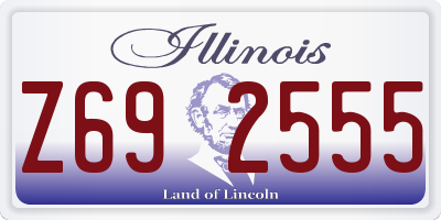 IL license plate Z692555