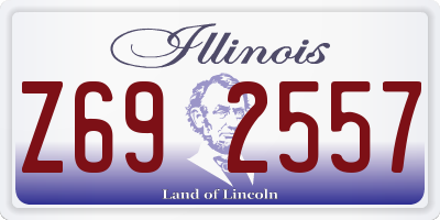 IL license plate Z692557