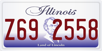 IL license plate Z692558