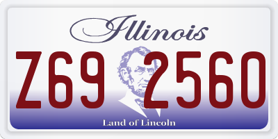 IL license plate Z692560