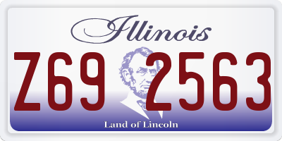 IL license plate Z692563