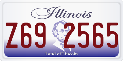 IL license plate Z692565