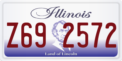 IL license plate Z692572