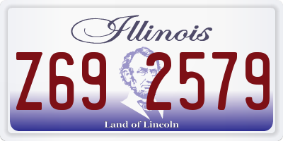 IL license plate Z692579