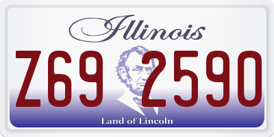 IL license plate Z692590